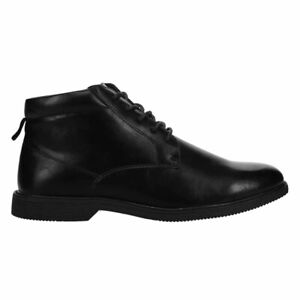 London Fog Tyler Chukka  Mens Black Casual Boots CL30578M-B