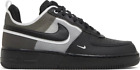Nike Air Force 1 React Low Black White Sneakers Shoes DM0573-002 Men's 14