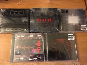 TOOL 5 CD LOT - 10,000 DAYS, LATERALUS, AENIMA, UNDERTOW & OPIATE - NEW UNOPENED