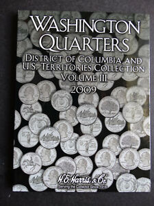 He Harris Statehood Washington Quarters #3 Coin Folder 2009 Album Book