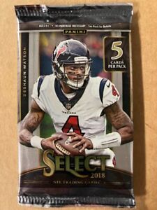 2018 Panini Select Football Hobby Pack - Fresh From Sealed Box - Josh Allen RC