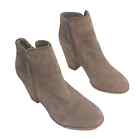 Limelight Kendra Taupe suede stacked heel boots size 11