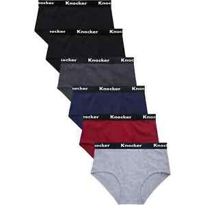 3 or 6 Mens Classic Briefs  Cotton Blend Colors Knocker  Lot Underwear