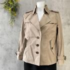 Burberry London Half Trench Coat Short Length Beige Size 38 From Japan