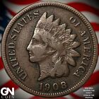 1908 S Indian Head Cent Penny Y2780
