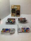 Lot Of 5 Packs New Colorful Hair Clips And Scrunchies
