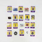 World's Smallest Micro Toy Box Series 1 - LOT of 20 Stickers + Toys (Bin19)