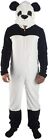 Panda Attachable Face Cover Suit Long Sleeve Sleepwear Adult Unisex
