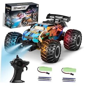 Remote Control Car, Remote Control Truck, With Headlights& Body Light Blue