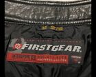 First Gear Men's Black Genuine Leather 32 Motorcycle Riding Pants Padded Knees