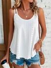 Women with Built in Bra Cami Bra Flowy Tank Tops Padded Bra Loose Camisole Tops*