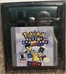 Pokemon Puzzle Challenge (Game Boy Color, 2000) Authentic