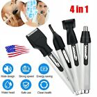 4 in 1 Rechargeable Eyebrow Ear Nose Beard Trimmer Set Hair Clipper Shaver USB