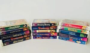 New ListingDisney VHS Lot Of 15 Tapes ( Fast Same Day Shipping )