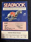 SEABROOK DOG TRACK greyhound racing program 1980 juvenile stakes