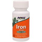 NOW Foods Iron, 18 mg, 120 Veg Capsules