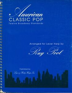 American Classic Pop Songbook Lever Harp 1994 Ray Pool 12 Broadway Standards