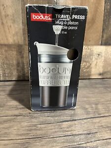 Bodum Travel Plunger Coffee Press 12 oz Mug Reusable Cup