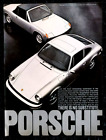 Porsche 911 & 914 Silver 1974 Vintage Print Ad