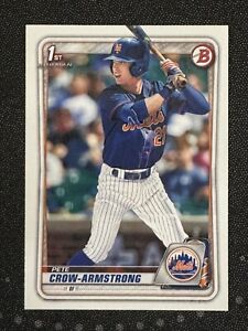 2020 Bowman Draft Pete Crow-Armstrong #BD-72 Mets Cubs 1st