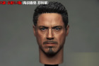 Custom 1/6 Scale Tony Stark 5.0 Head Sculpt For Hot Toys Figure Body