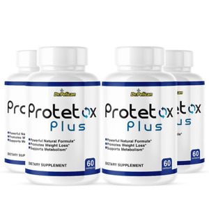 Protetox Plus- Keto & Weight Support-4 Bottles- 240 Capsules