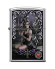 Zippo 6269, Anne Stokes-Gothic Woman, Brushed Chrome Lighter