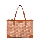 Time and Tru Throw Stuff In Here Tote Bag (Brown) NWT