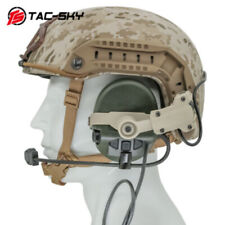 TS TAC-SKY Shooting Tactical Sports Helmet ARC Rail Mount with Headphones