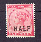 NATAL (SA) 1895 SG#125  overprint in Black Unchecked for WM Fine MH