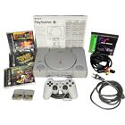 New ListingSony Playstation 1 PS1 Console SCPH-9001 & DualShock Controller w/Cables & Games