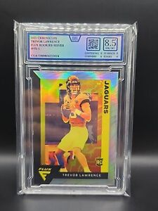 New Listing2021 Panini Flux #FX1 Trevor Lawrence Rookie Card *SILVER* CGA 8.5 NFL Graded
