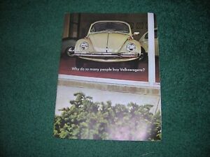 New Listing1968 Volkswagen Brochure Paul Newman