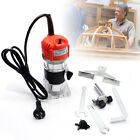 New Listing800W Electric Hand Trimmer Wood Laminate Palm Router Joiner Tool 30000RPM 1/4''
