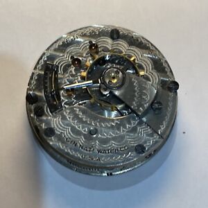 Elgin Nickel Grade 18-Size 15 Jewel Antique Pocket Watch Movement Runs