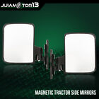 Universal 114Lb Rated Magnet Tractor Side Mirrors For Kubota John Deere Cummins