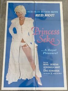1980 adult movie poster ~ PRINCESS SEKA ~ 27x41
