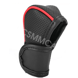 Black Car Gear Shift Collars Handbrake Knob Cover Non-Slip Protector Accessories