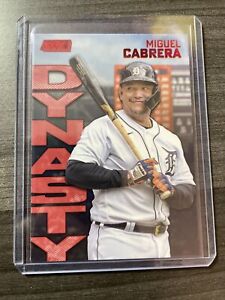 Miguel Cabrera 2022 Topps Stadium Club Dynasty and Destiny Red Foil CASE HIT SP