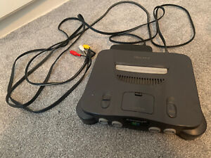 Nintendo 64 Video Game Console With Charger And Output Untested/Parts