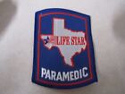 PATCH FIRE AND RESCUE LIFE STAR PARAMEDIC TEXAS COLOR BLUE