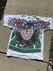 Vintage Taz Wild Thing Graphic T Shirt Double Sided 1994 Size L