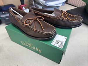 Eastland Men's Yarmouth Boat shoes Bomber Brown size 12