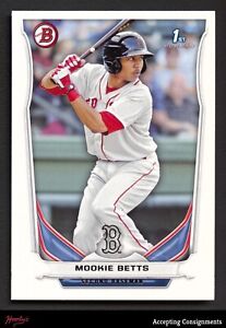 2014 Bowman Prospects #BP109 Mookie Betts ROOKIE 1st RED SOX