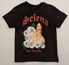 Selena Amor Prohibido Black T-Shirt Stonewashed Women's Large Quintanilla Tejano