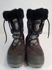 Columbia Women's Brown Omni Heat Round Toe Mid Calf Lace Up Snow Boots Size 9.5