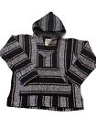 Drug Rug Rasta Sweater Hoodie Size XS Vintage Woven Knit Baja Joe 80s 90s Grunge