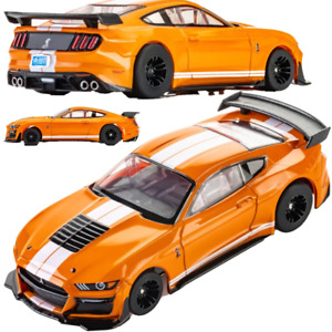 AFX 22069 Ford Mustang GT500 Twister Orange HO Scale Slot Car MegaG Plus