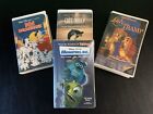 Disney Pixar (VHS) Lot of 4 Lady & Tramp Monsters Inc Free Willy 101 Dalmatians