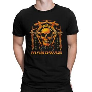 Vintage Manowar Musica Black Cotton T-Shirt J54711